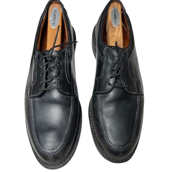 Allen Edmonds Wilbert Split Toe Derby Shoes Black Leather Men 9 D